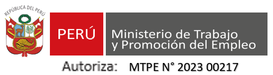 Sello del Ministerio de Trabajo y Promoción del Empleo
